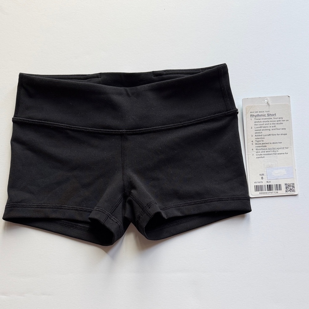 NWT Ivivva/lululemon Black Athletic Shorts